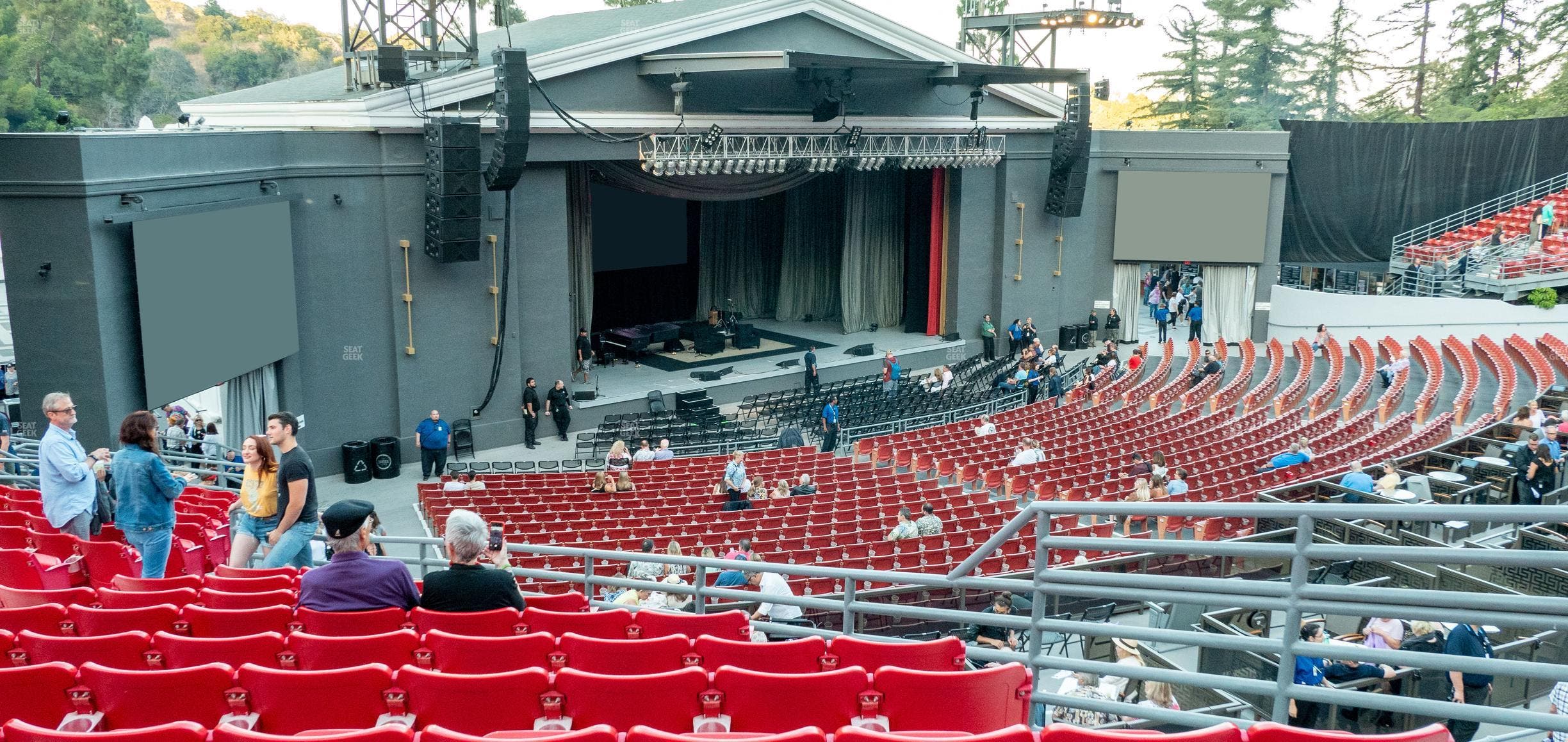 The Greek Theatre - Los Angeles - Section North Terrace R 2 Seat View