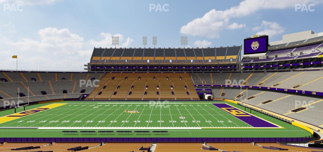 Tiger Stadium - Section 102 Seat View