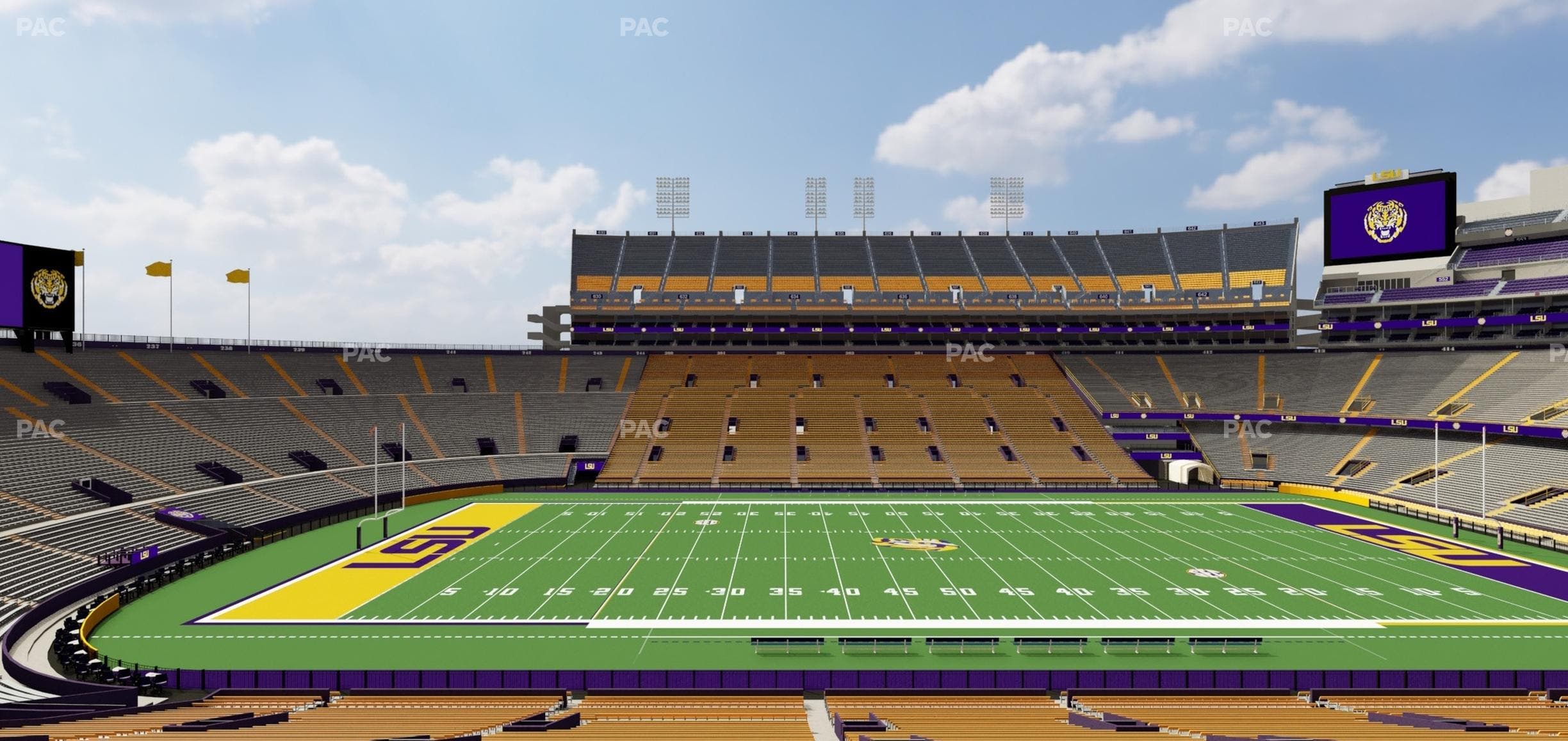 Tiger Stadium - Section 104 Seat View