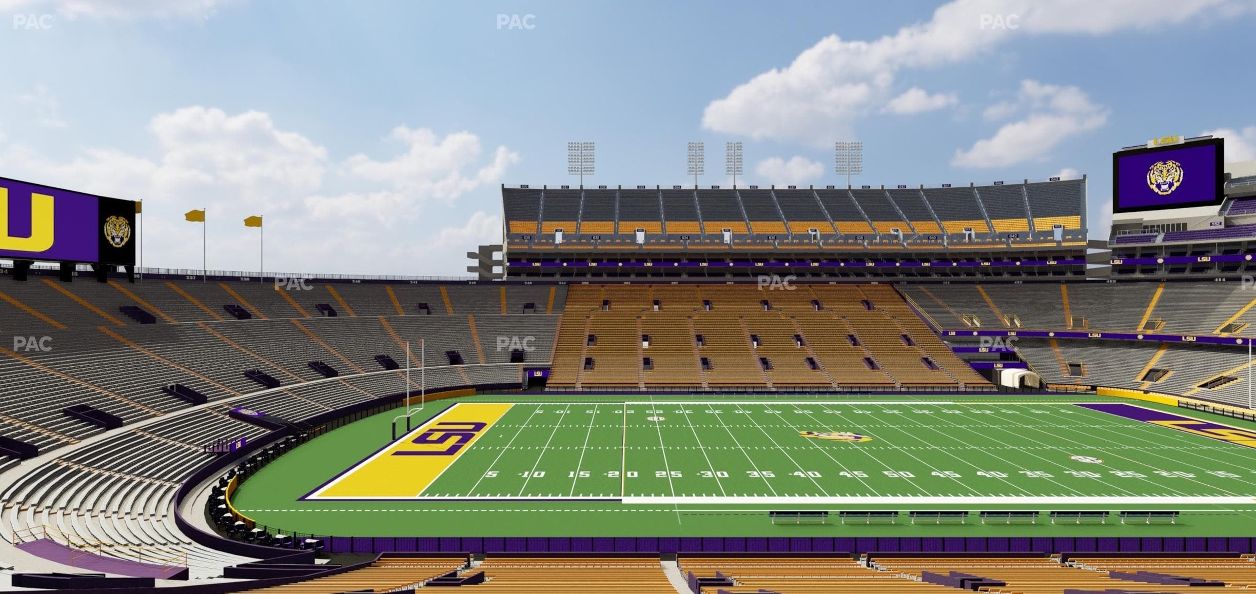 Tiger Stadium - Section 105 Seat View