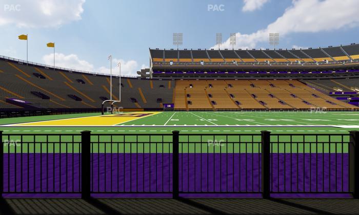 Tiger Stadium - Section 106 Seat View
