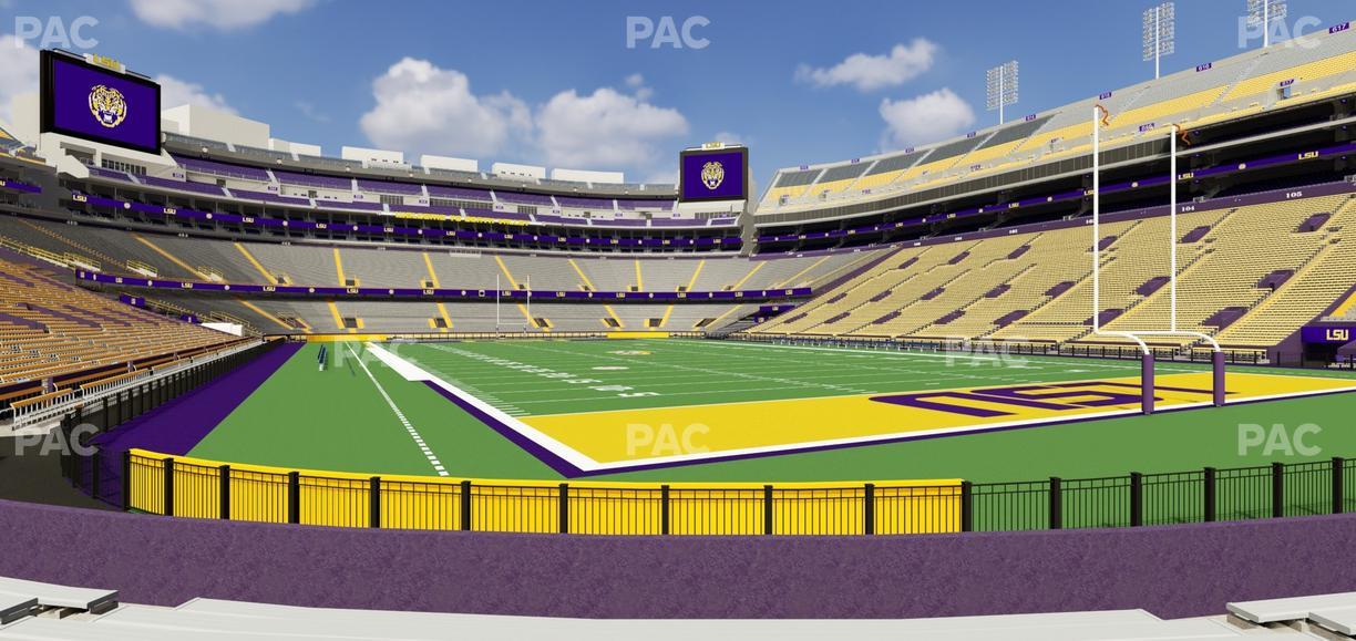 Tiger Stadium - Section 208 Seat View