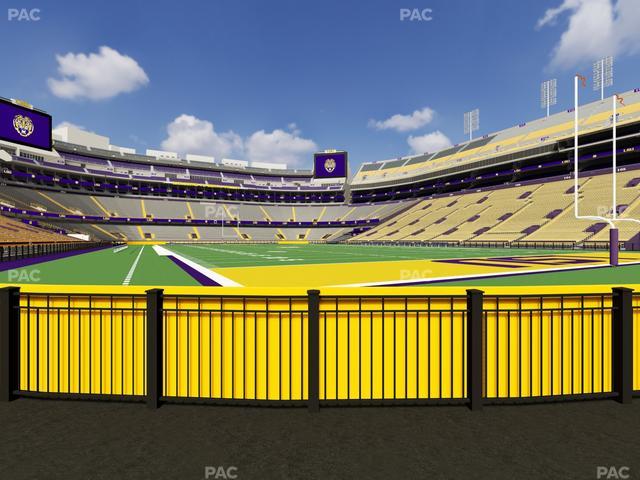Tiger Stadium - Section 208 Seat View