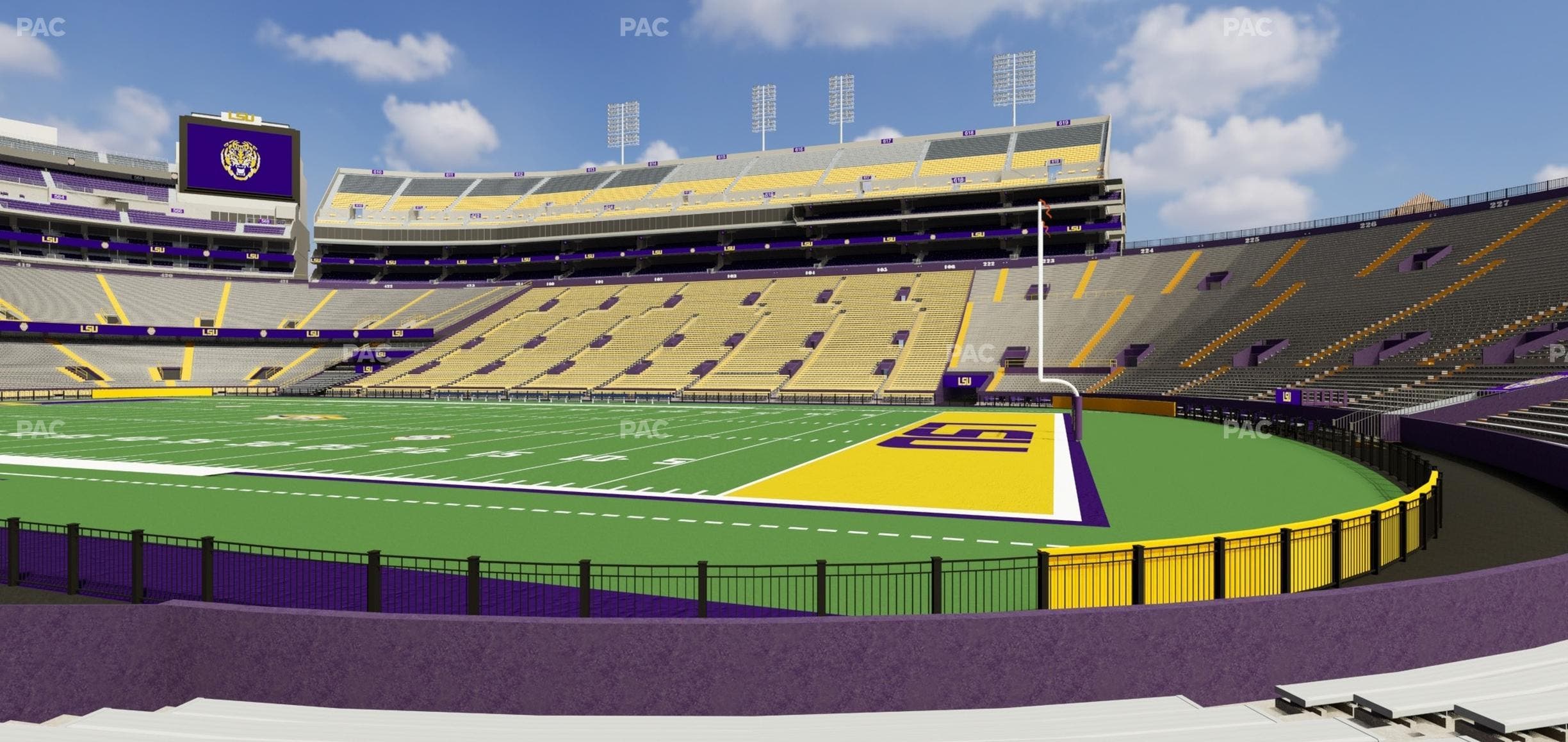 Tiger Stadium - Section 210 Seat View