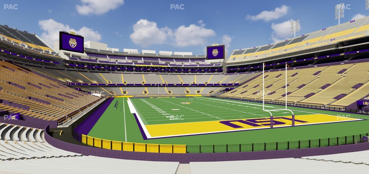Tiger Stadium - Section 214 Seat View