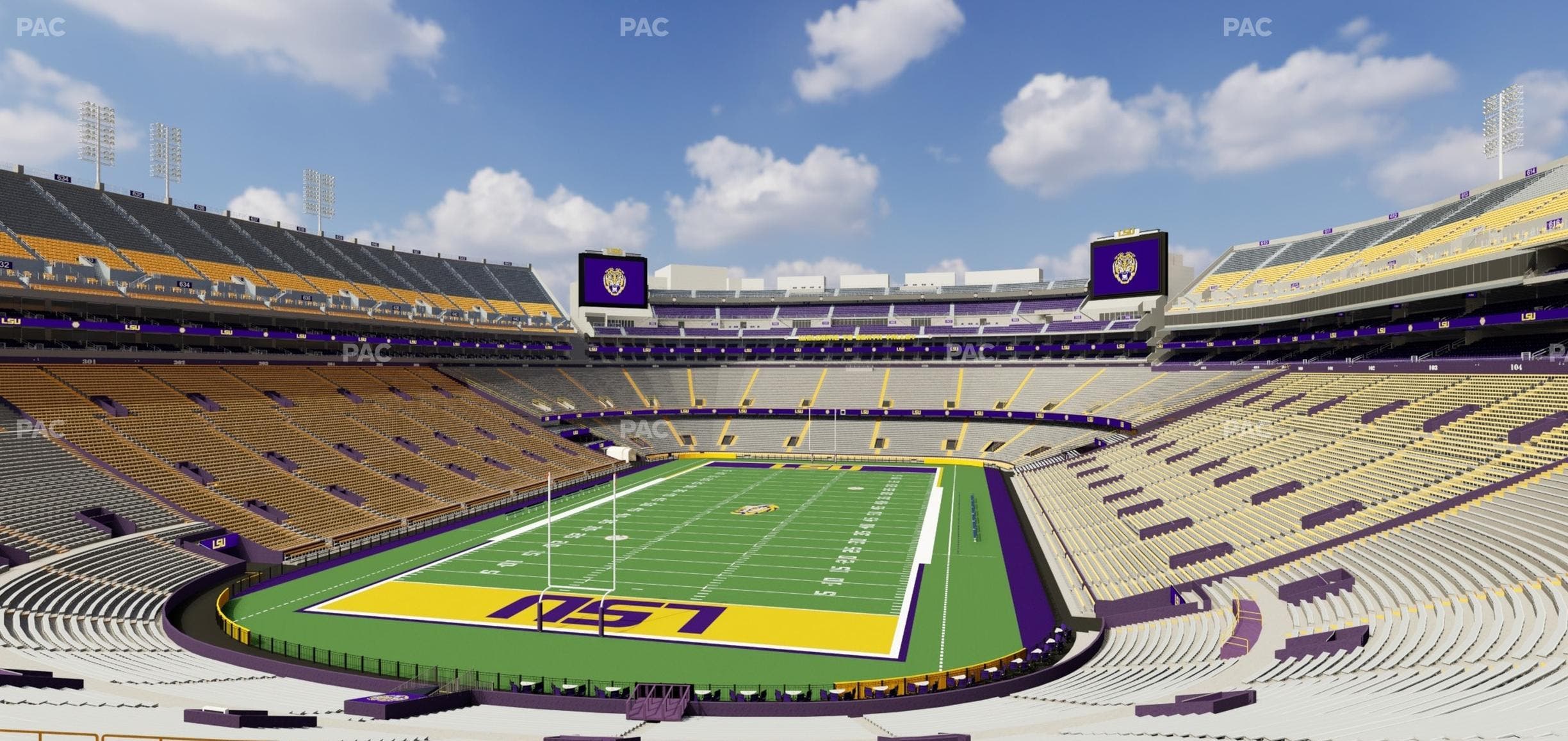 Tiger Stadium - Section 230 Seat View