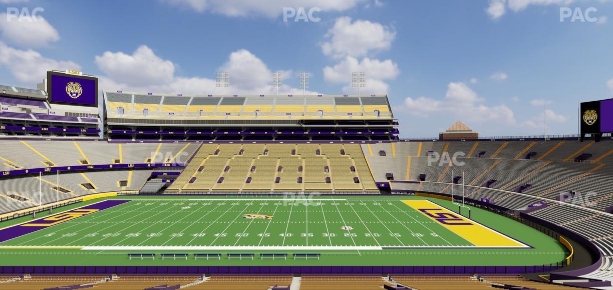 Tiger Stadium - Section 302 Seat View