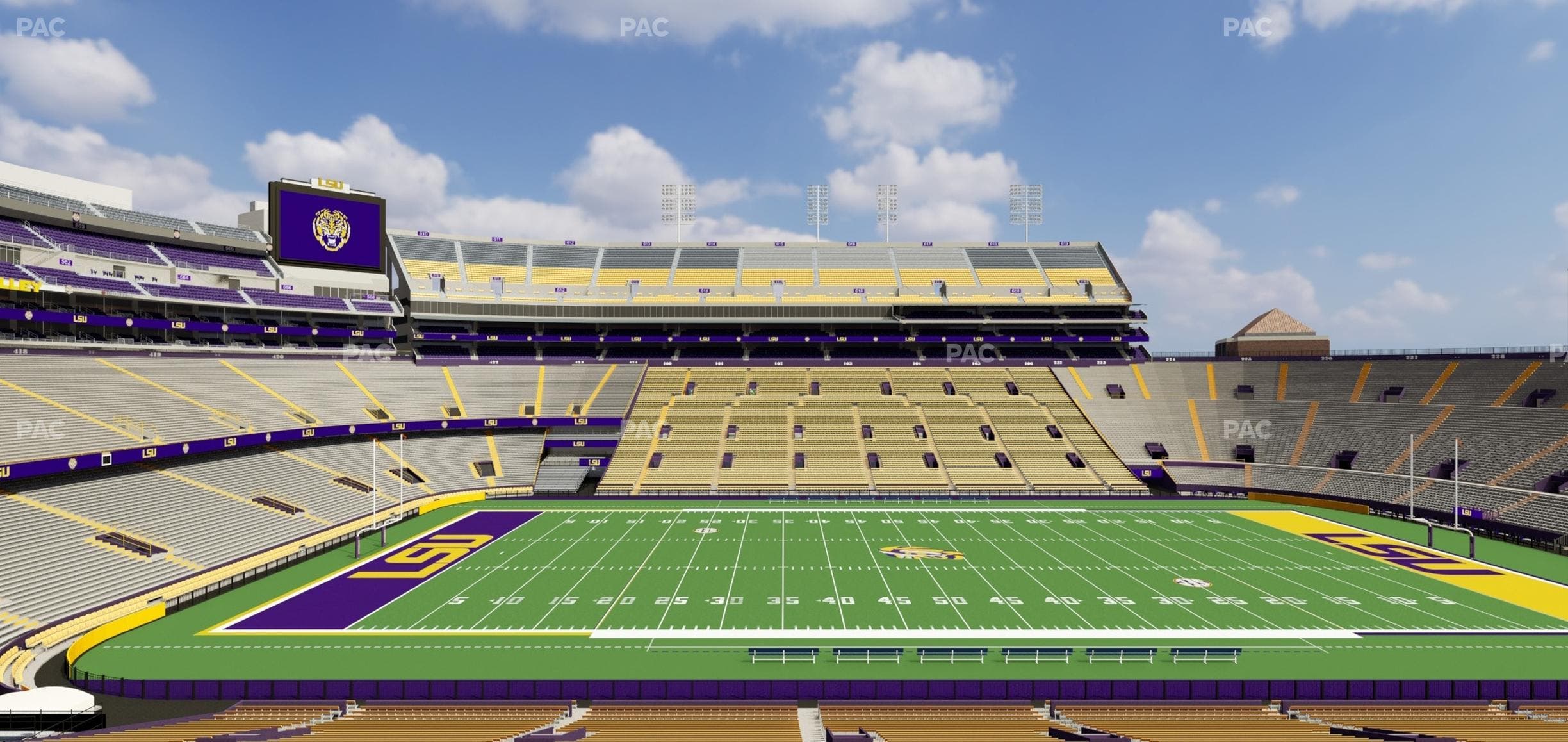 Tiger Stadium - Section 304 Seat View