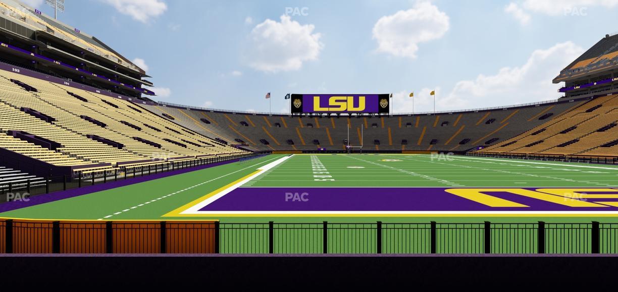 Tiger Stadium - Section 406 Seat View