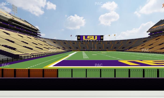 Tiger Stadium - Section 406 Seat View