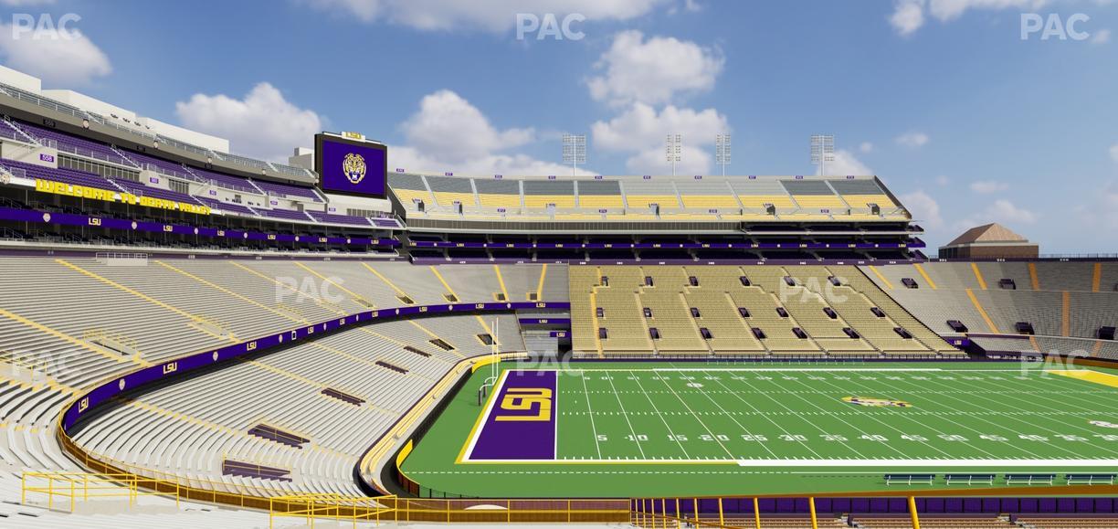 Tiger Stadium - Section 410 Seat View