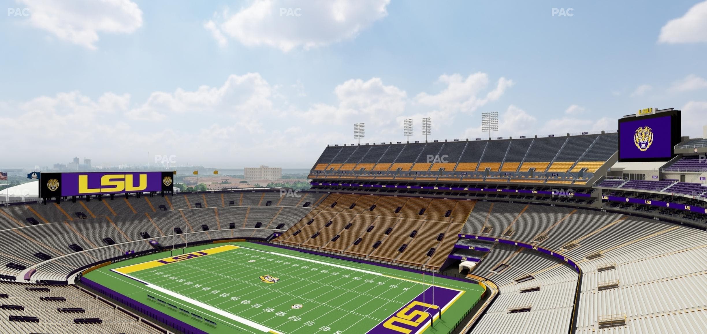 Tiger Stadium - Section 510 Seat View