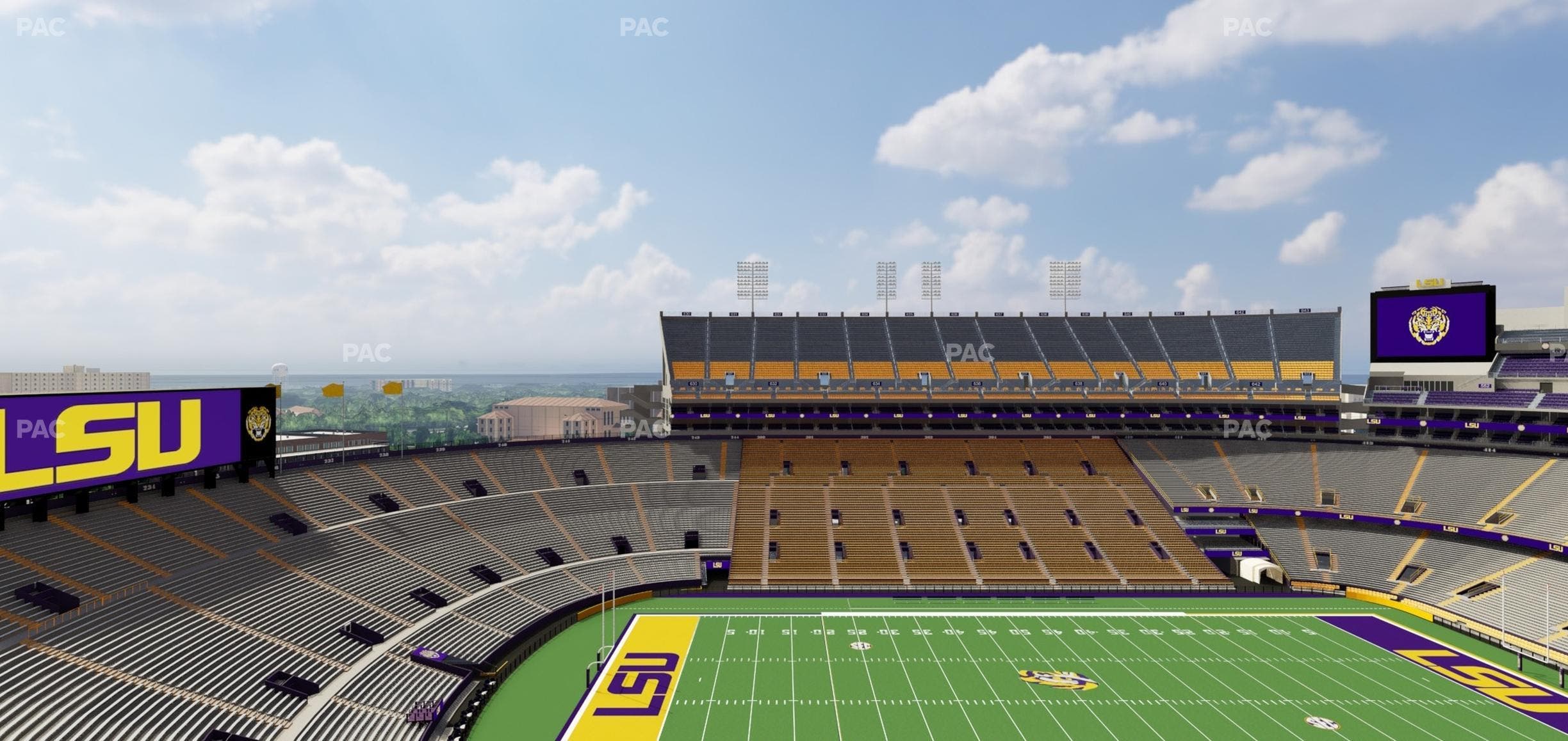 Tiger Stadium - Section 518 Seat View
