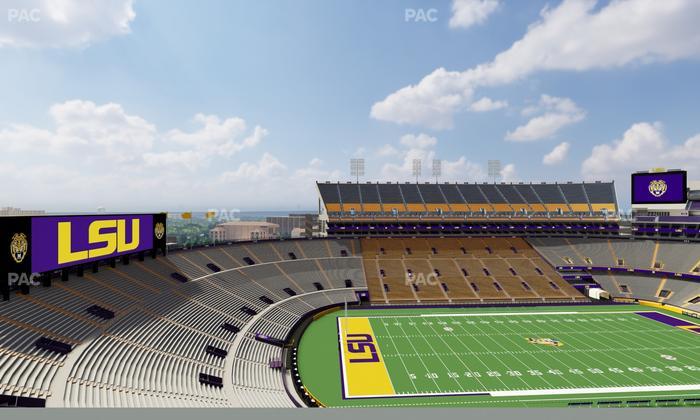 Tiger Stadium - Section 520 Seat View