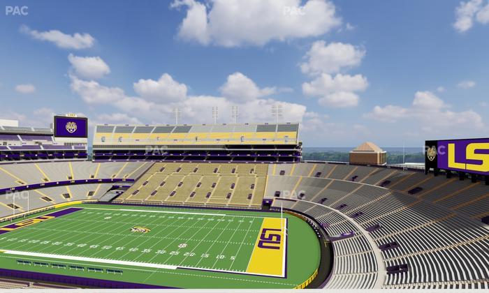 Tiger Stadium - Section 530 Seat View