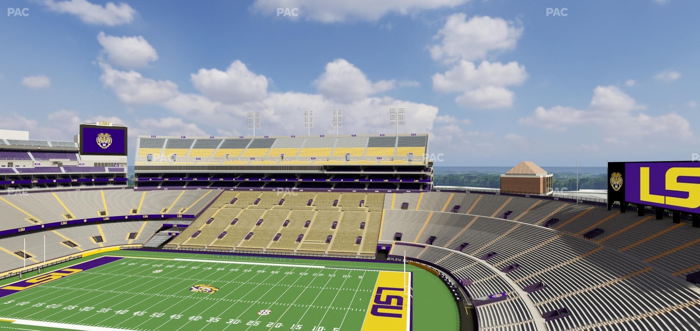 Tiger Stadium - Section 530 Seat View