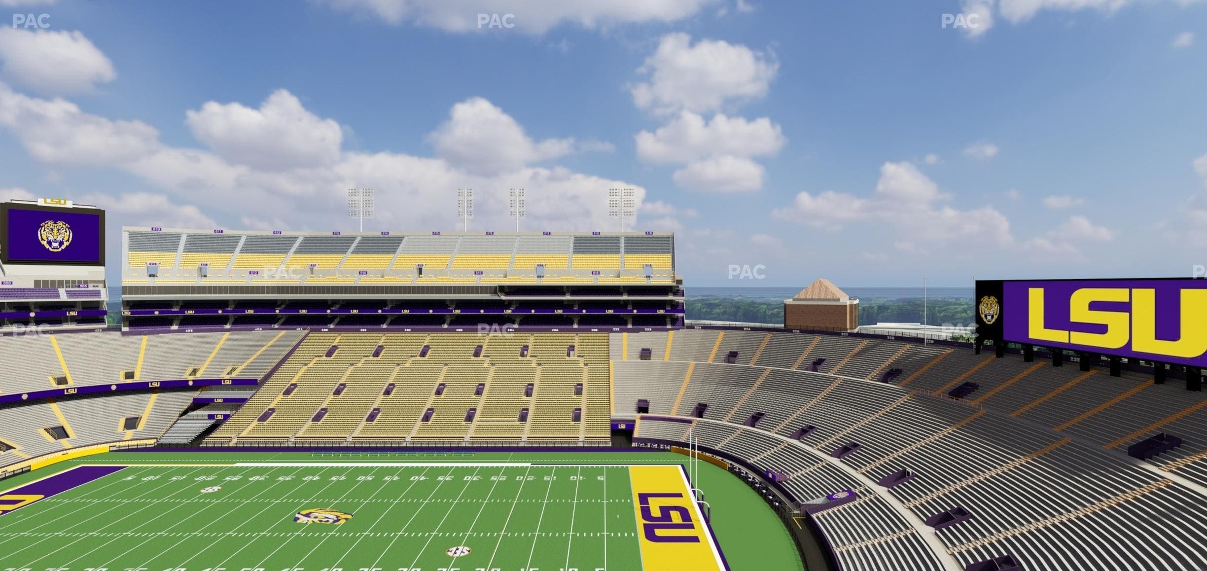 Tiger Stadium - Section 532 Seat View