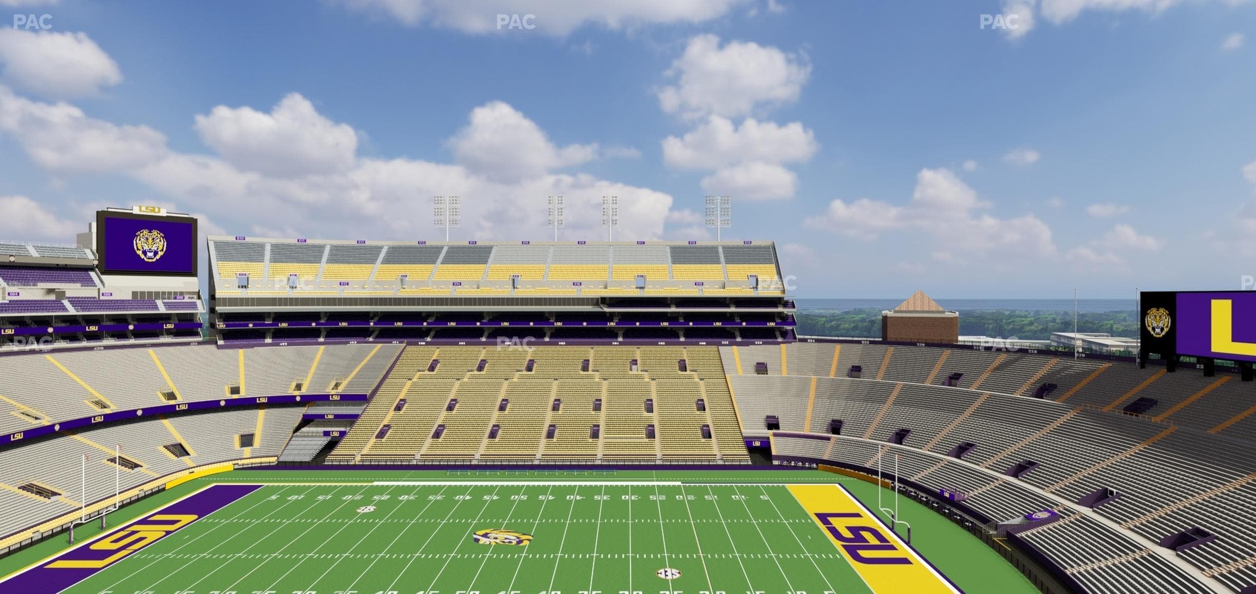 Tiger Stadium - Section 534 Seat View