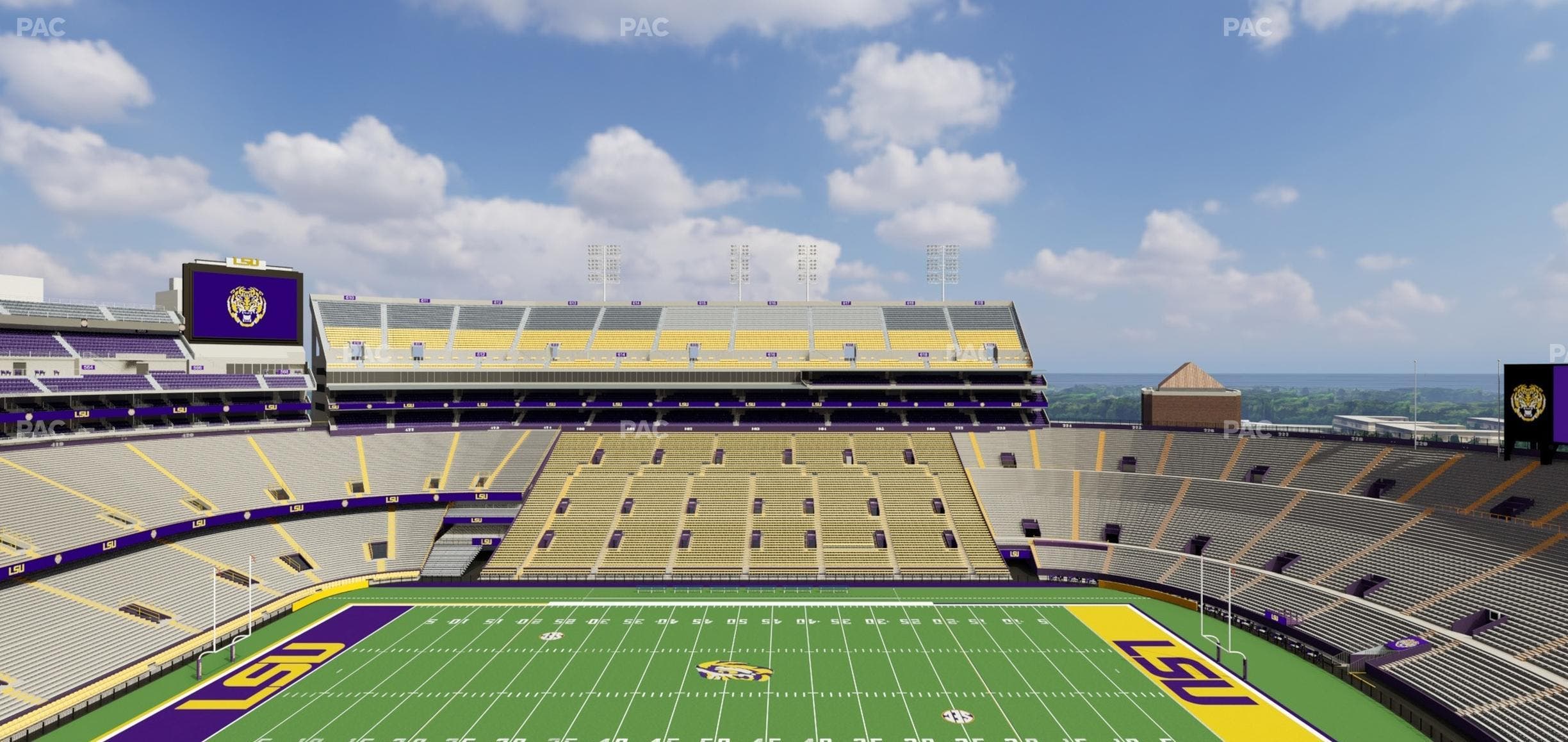 Tiger Stadium - Section 535 Seat View