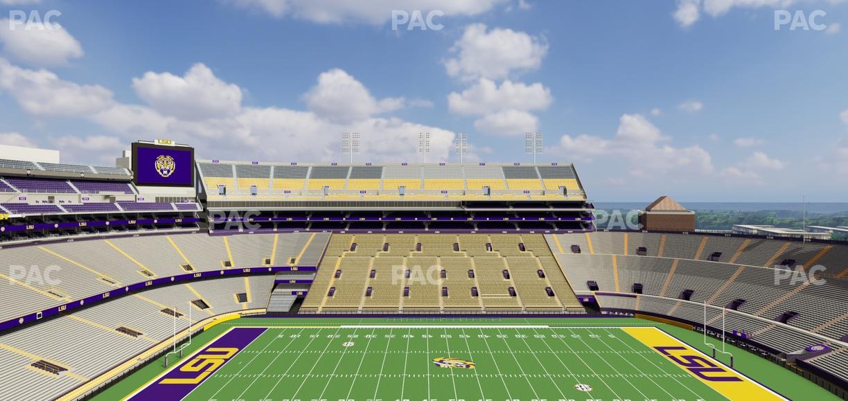 Tiger Stadium - Section 536 Seat View