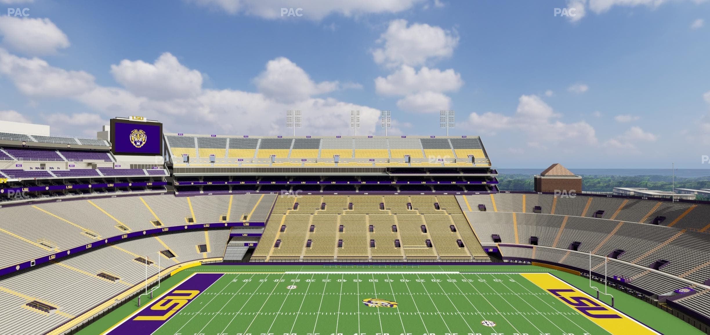 Tiger Stadium - Section 536 Seat View