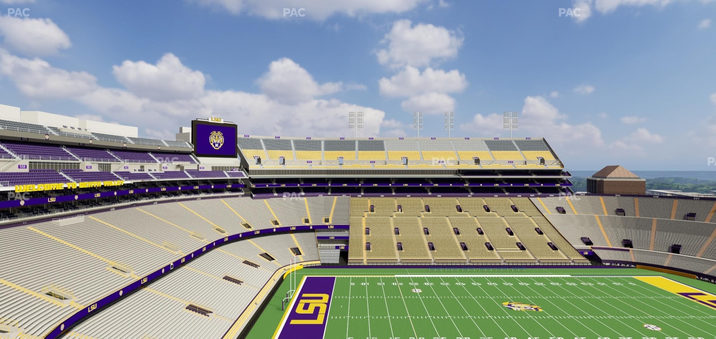 Tiger Stadium - Section 539 Seat View