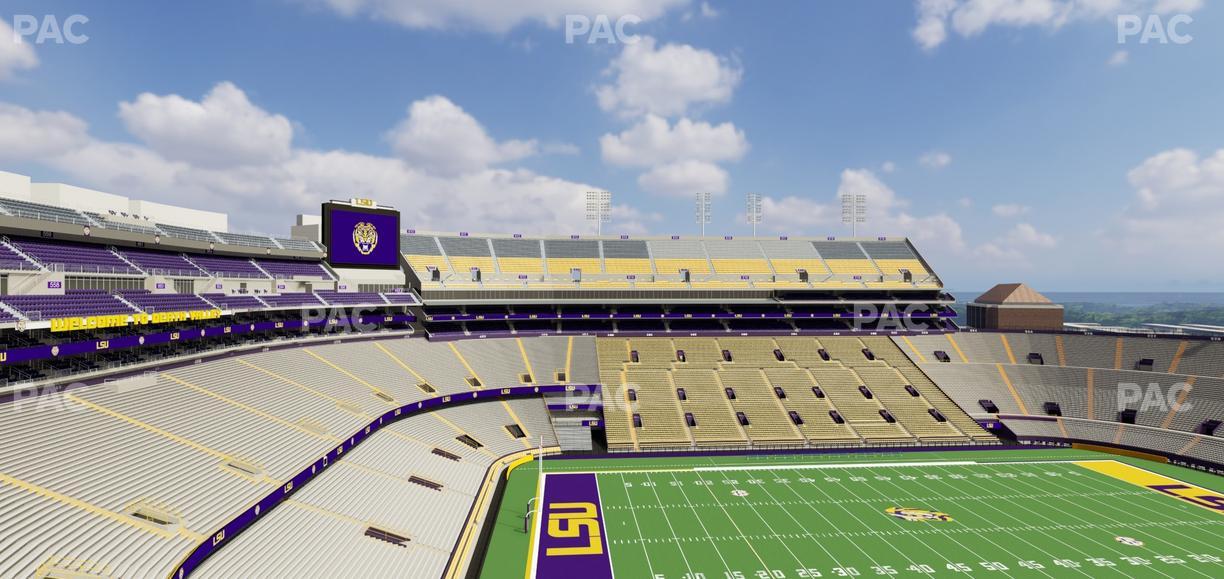 Tiger Stadium - Section 540 Seat View