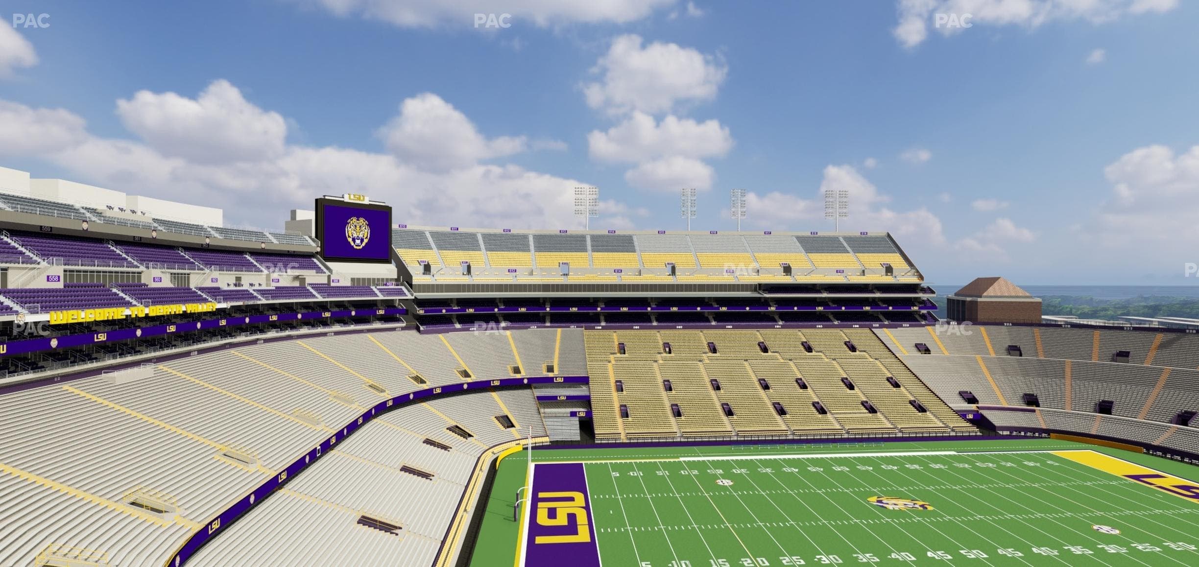 Tiger Stadium - Section 540 Seat View