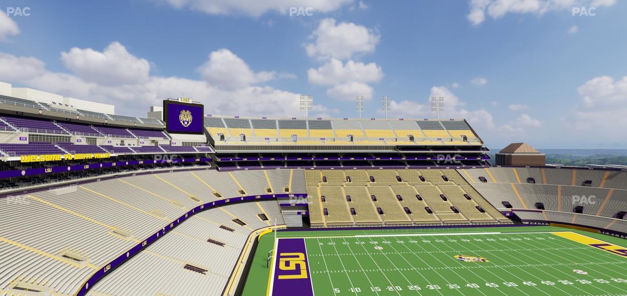 Tiger Stadium - Section 540 Seat View