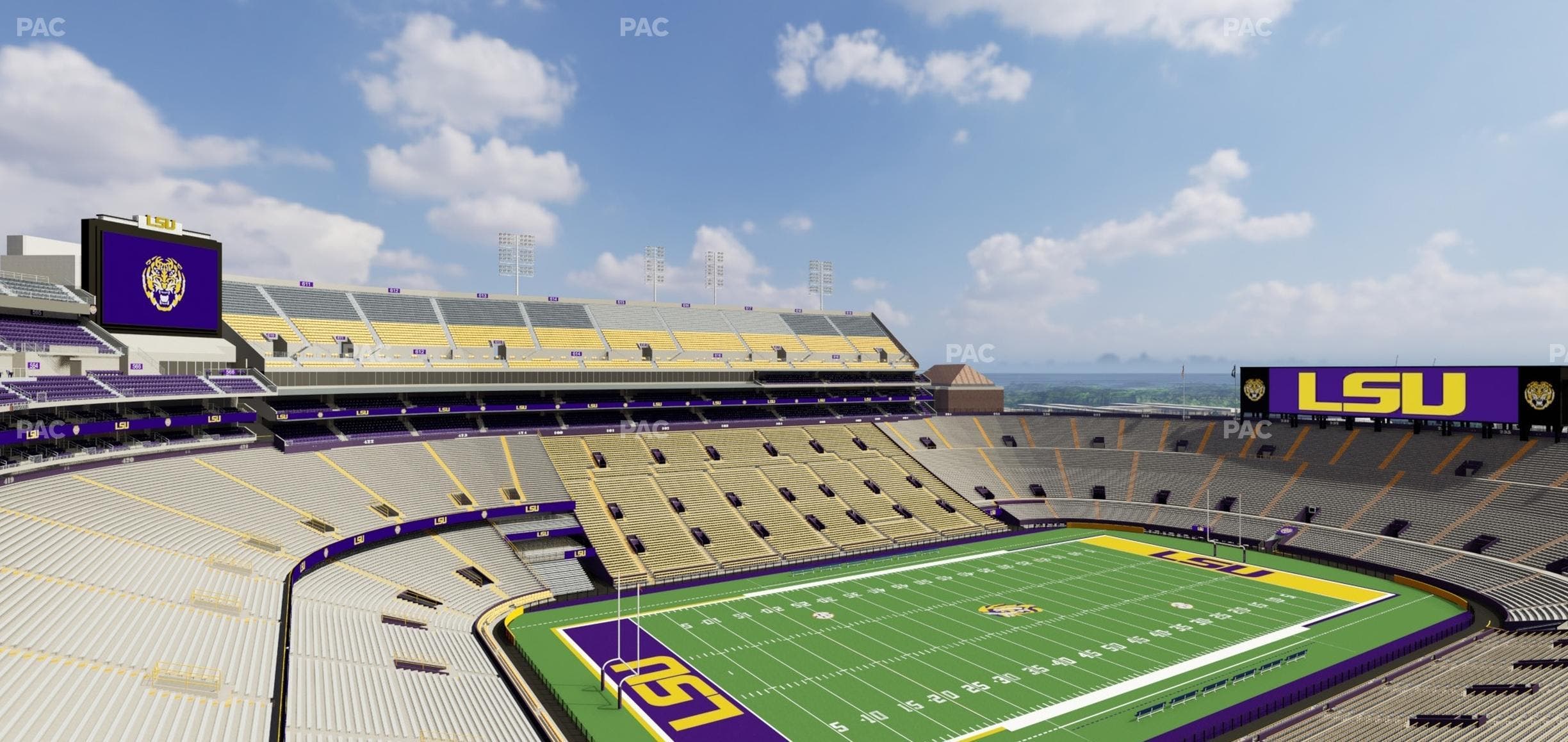 Tiger Stadium - Section 543 Seat View