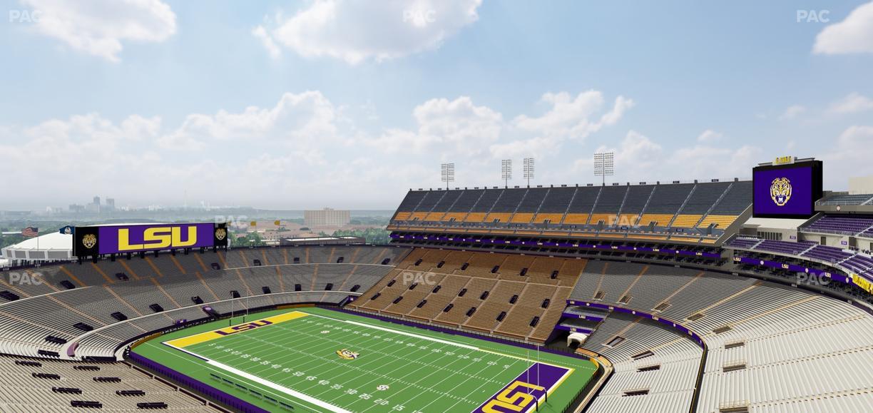 Tiger Stadium - Section 610 Seat View
