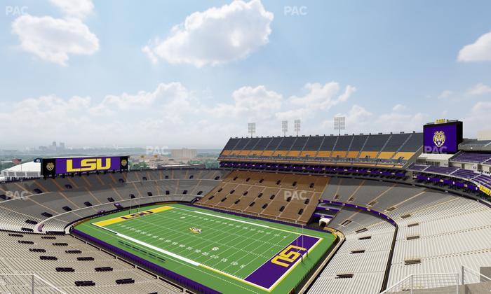 Tiger Stadium - Section 610 Seat View