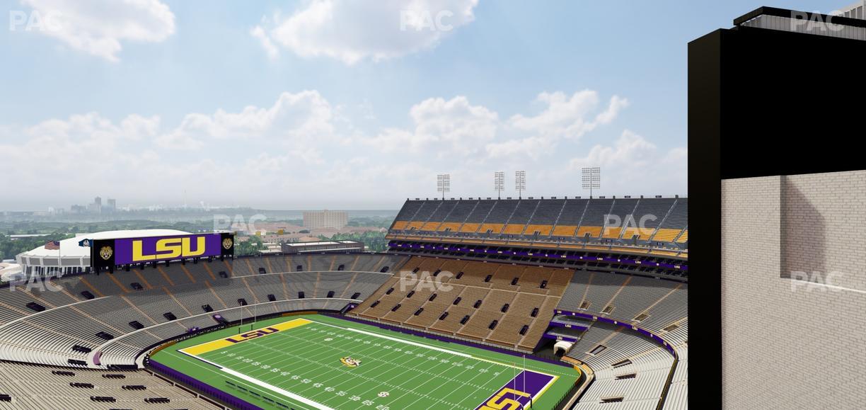 Tiger Stadium - Section 610 Seat View