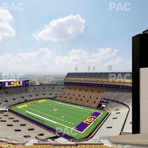 Tiger Stadium - Section 610 Seat View