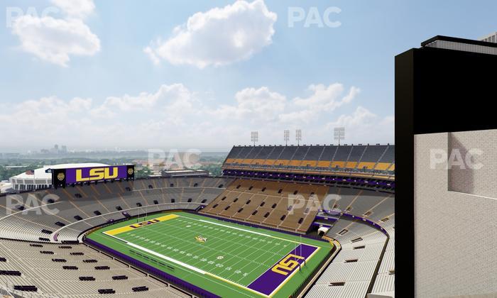 Tiger Stadium - Section 610 Seat View