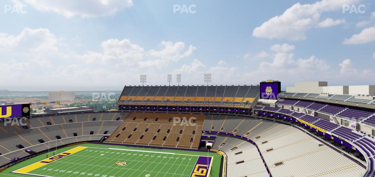 Tiger Stadium - Section 612 Seat View