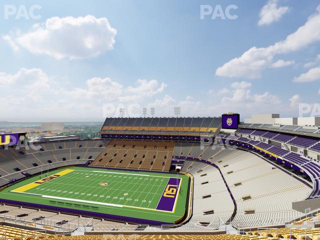 Tiger Stadium - Section 612 Seat View