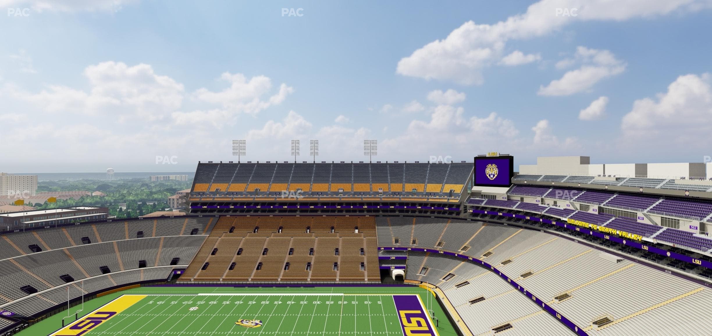 Tiger Stadium - Section 614 Seat View