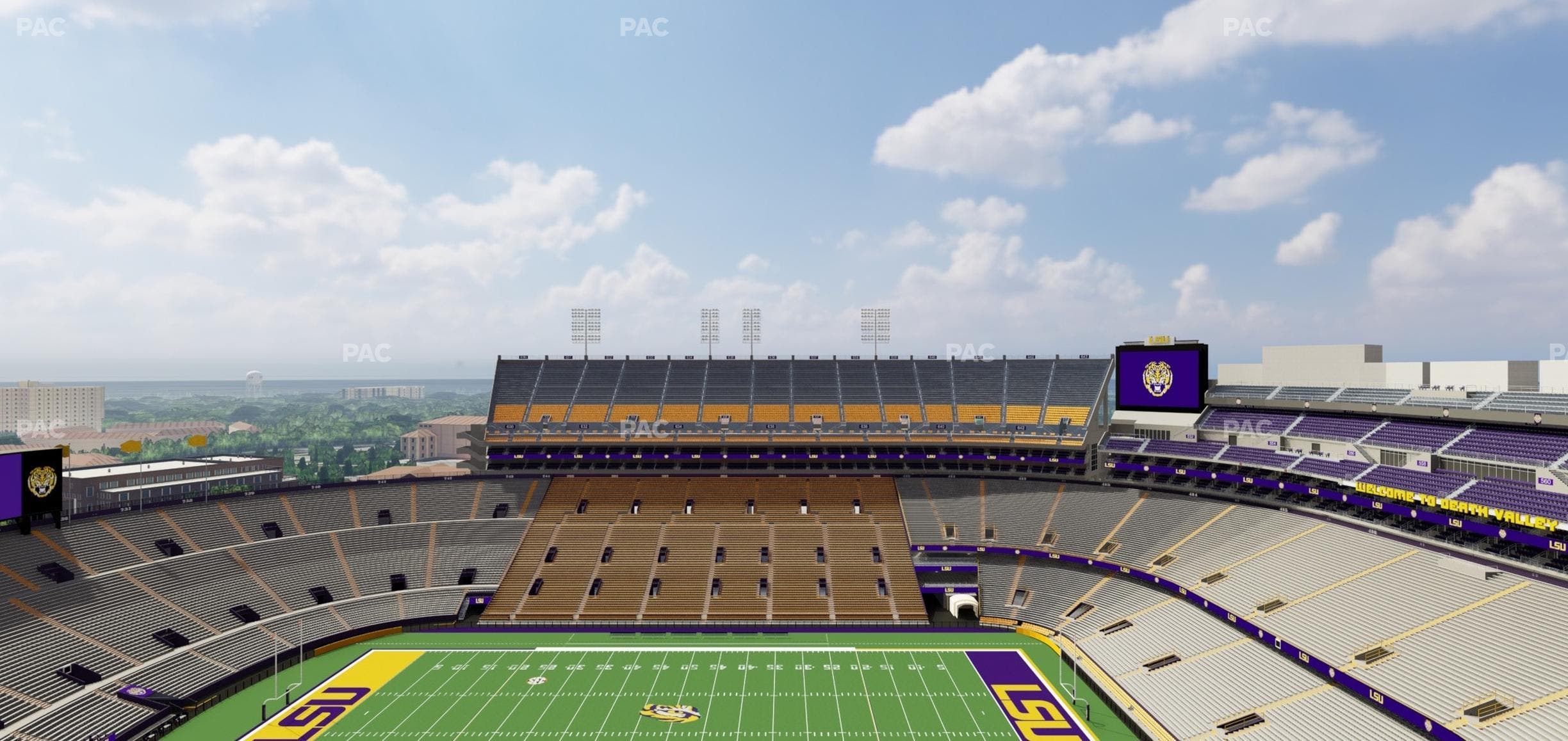 Tiger Stadium - Section 615 Seat View