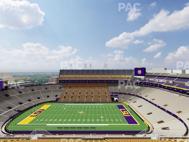 Tiger Stadium - Section 615 Seat View