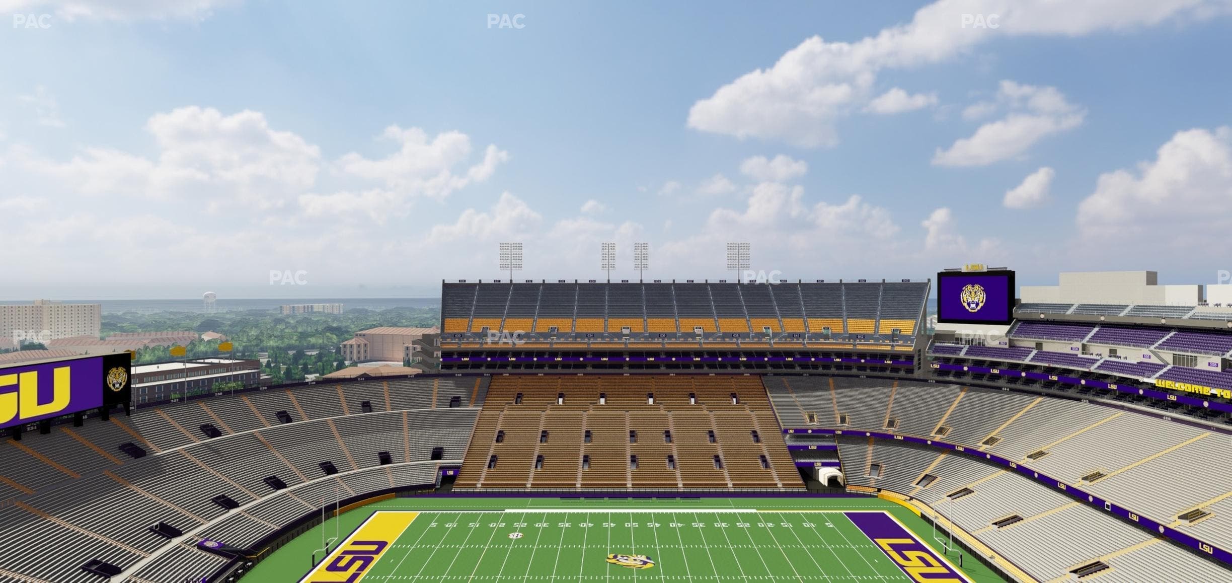 Tiger Stadium - Section 616 Seat View