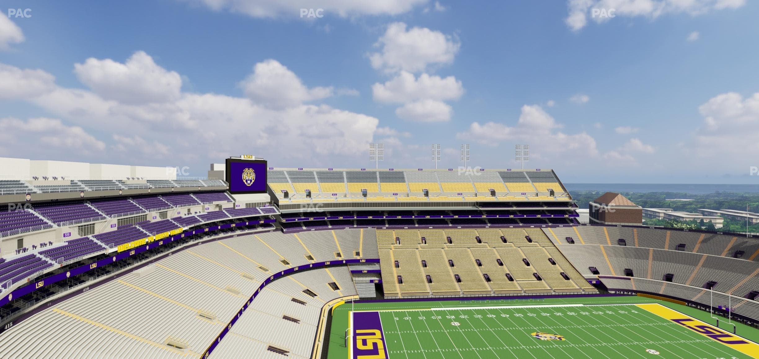 Tiger Stadium - Section 640 Seat View