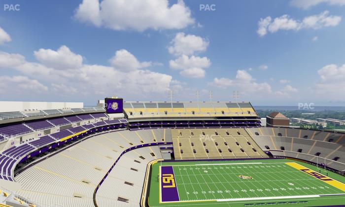 Tiger Stadium - Section 640 Seat View