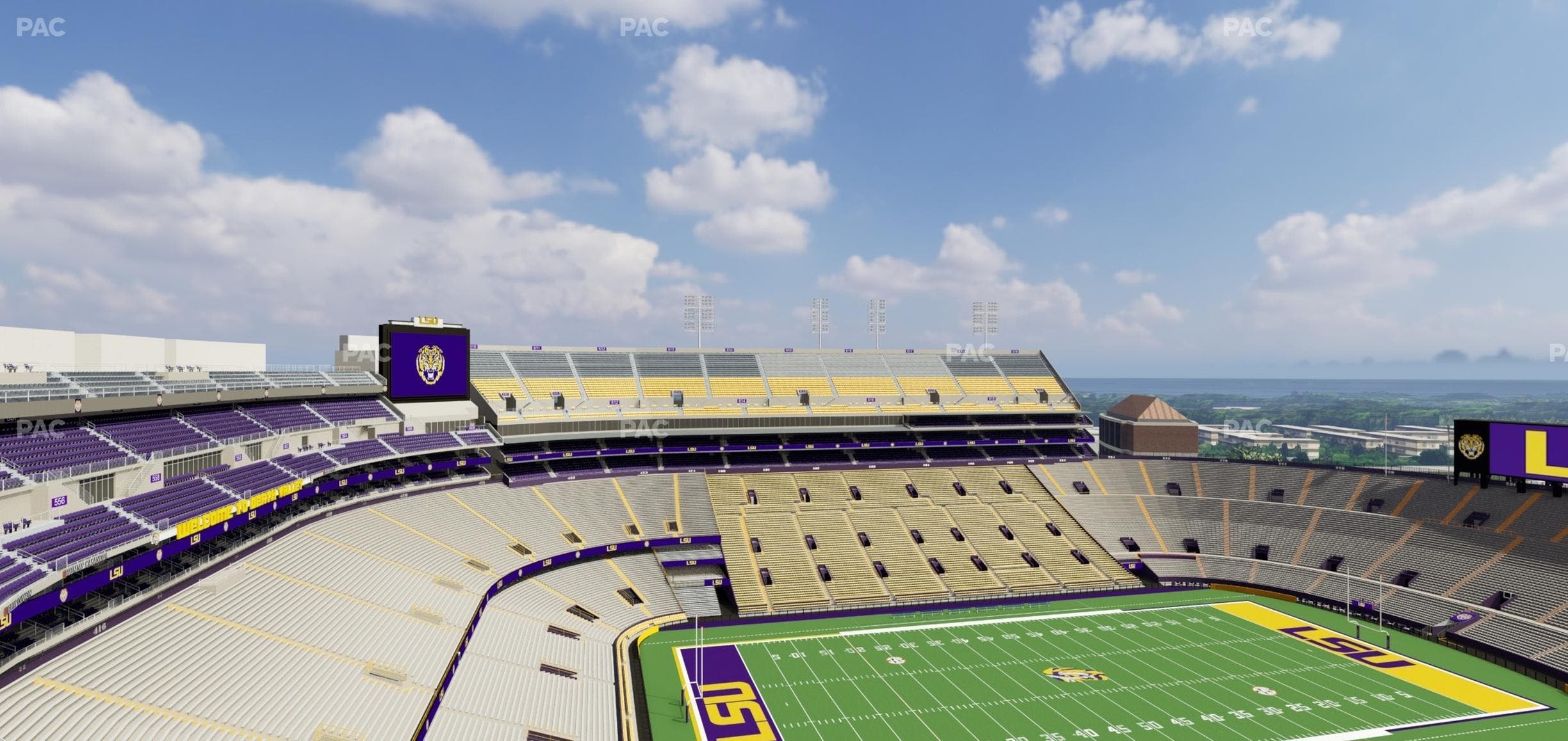 Tiger Stadium - Section 641 Seat View