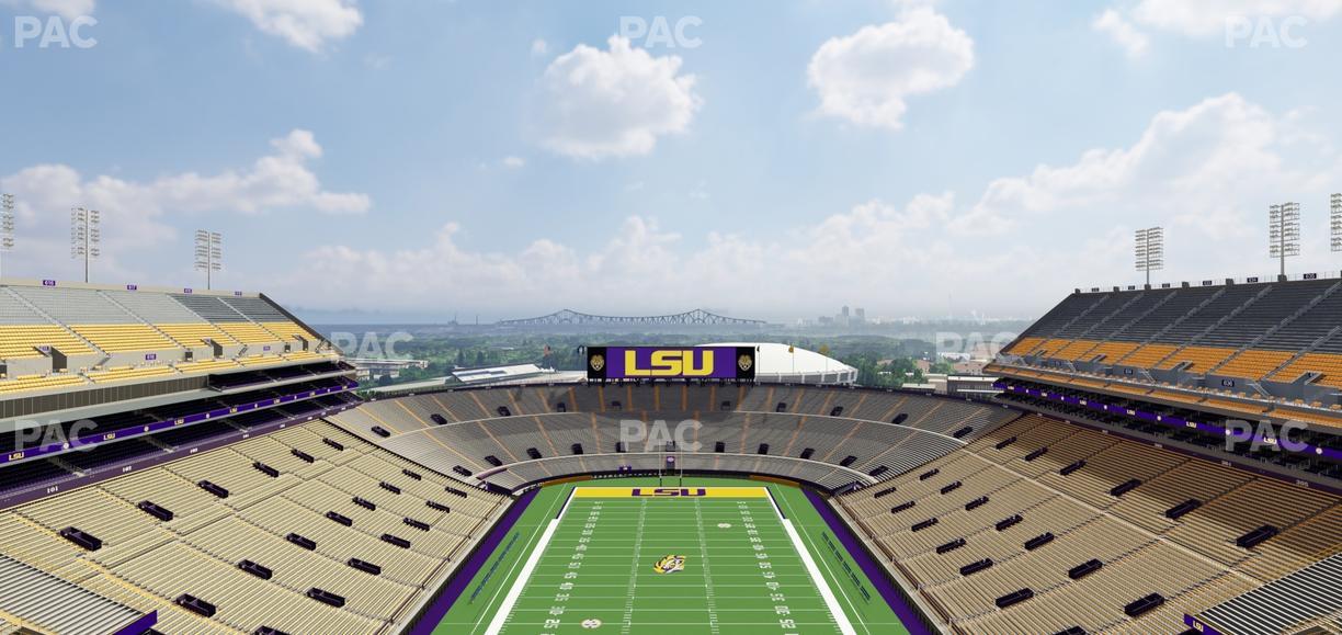 Tiger Stadium - Section 654 Seat View