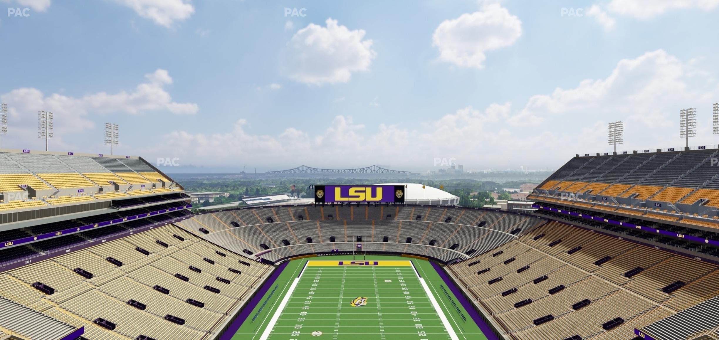 Tiger Stadium - Section 654 Seat View