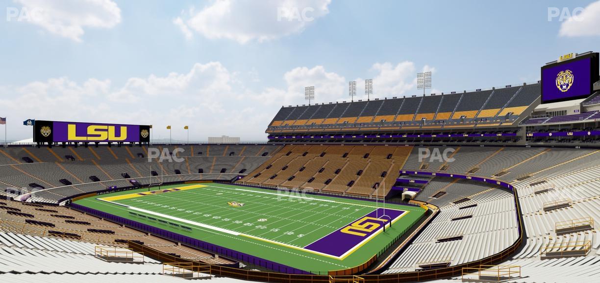 Tiger Stadium - Section Club 101 Seat View