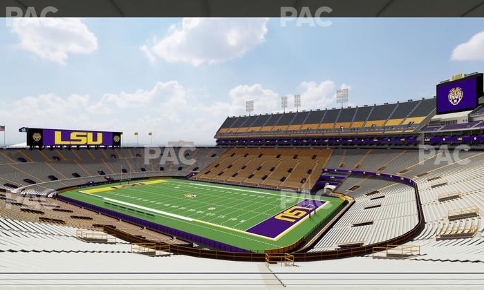 Tiger Stadium - Section Club 101 Seat View