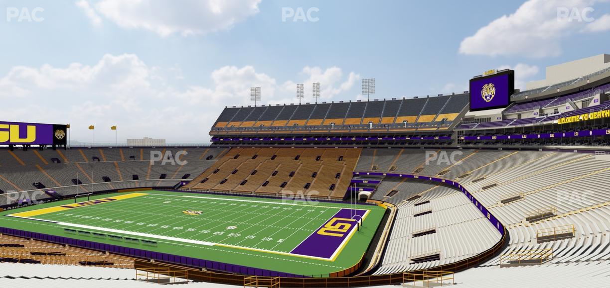 Tiger Stadium - Section Club 102 Seat View