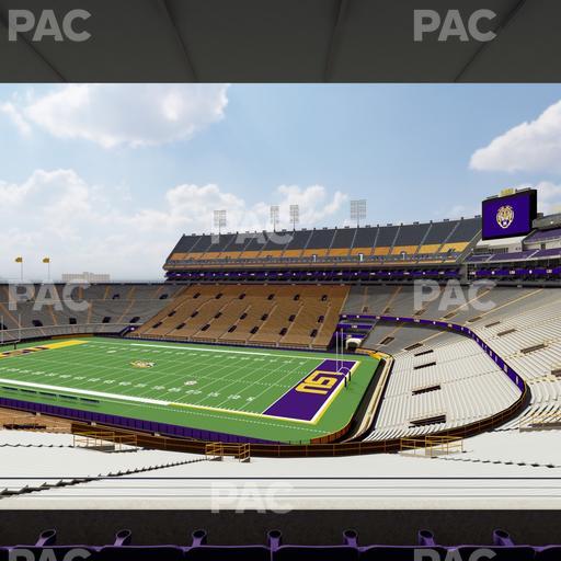 Tiger Stadium - Section Club 102 Seat View